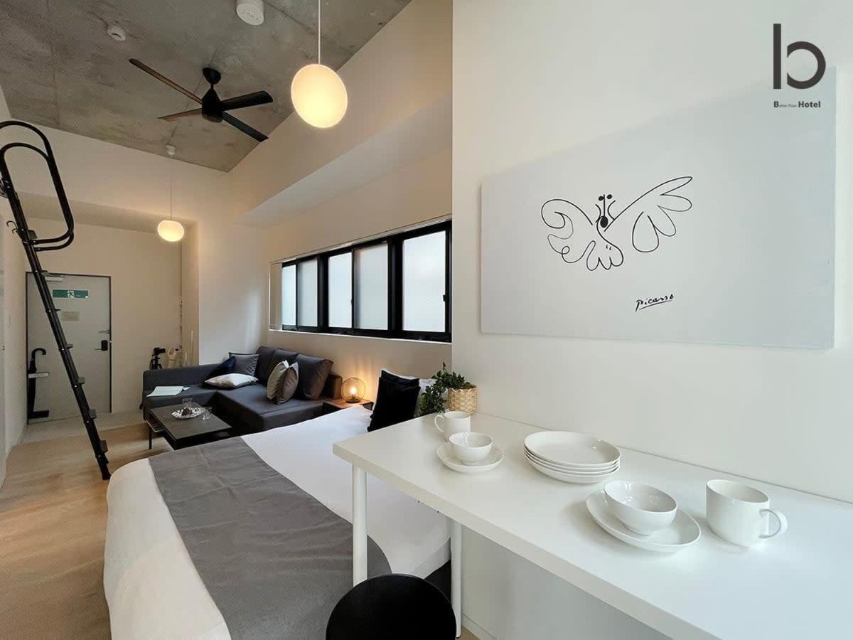 הירושימה Bhotel Nekoyard - Stylish Loft Studio Steps From Peace Park מראה חיצוני תמונה